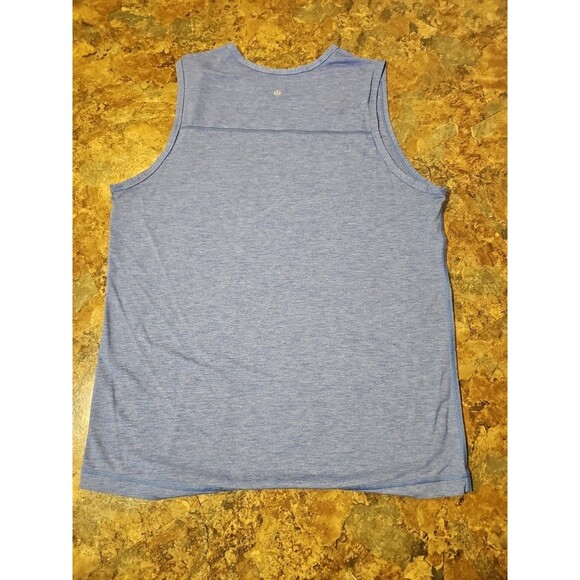 Lululemon Metal Vent Tech Tank Men's size L? No Size Tag- Blue (L27) - Picture 5 of 6